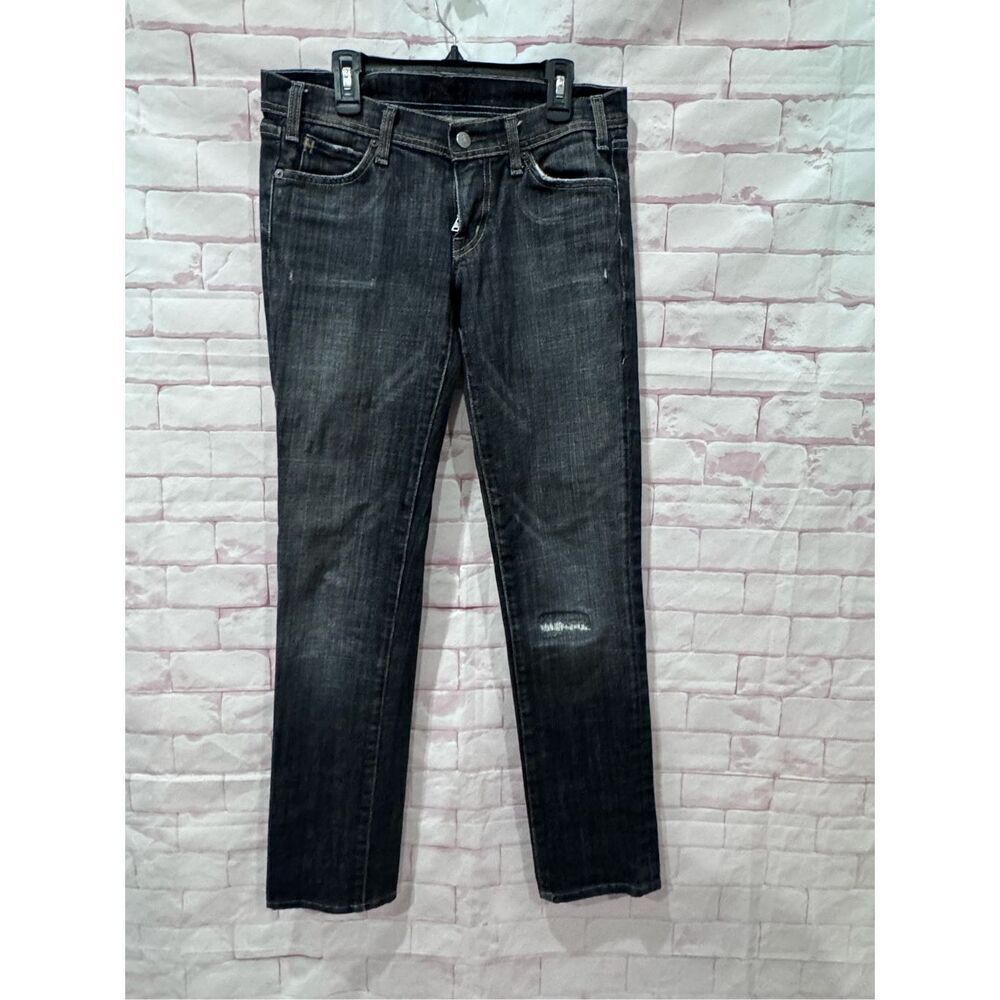 Citizens of humanity grey jeans low waist‎ skinny legs size 28